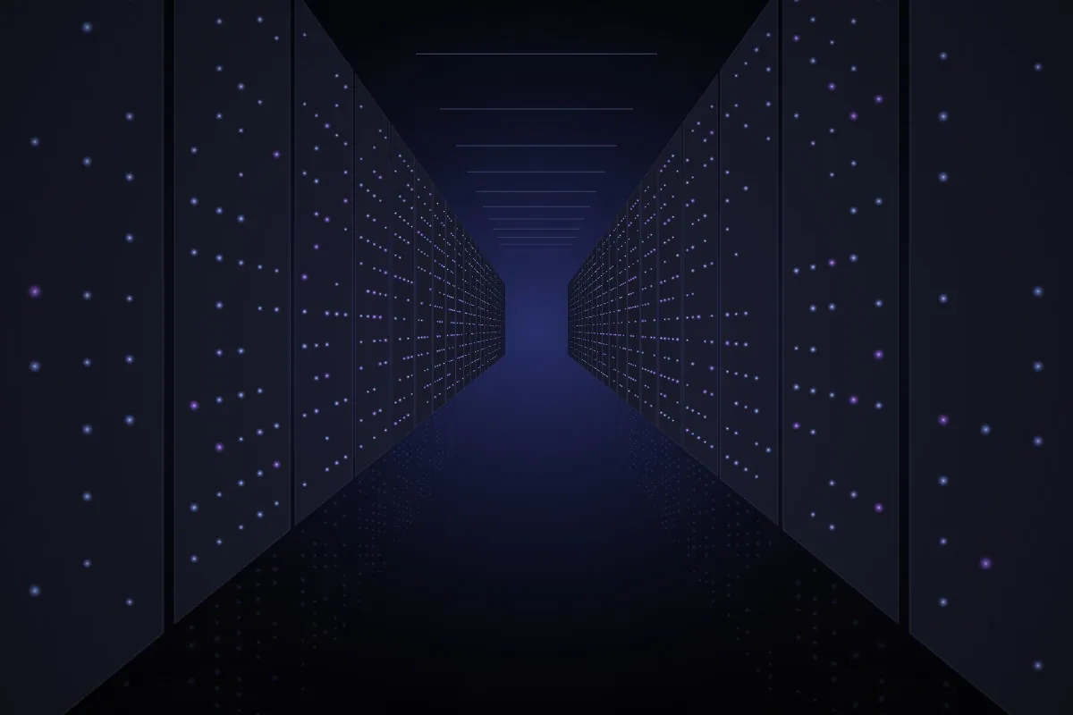 Operator data centre aisle